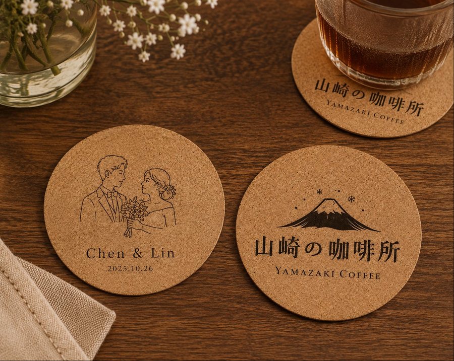 客製婚禮杯墊